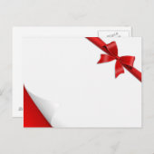 Karte Schleife Aufkleber (Vorne/Hinten)