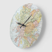KARTE: SCHOTTLAND GROßE WANDUHR (Winkel)