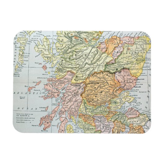 KARTE: SCHOTTLAND MAGNET (Horizontal)