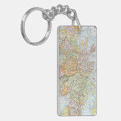 KARTE: SCHOTTLAND SCHLÜSSELANHÄNGER (Vorderseite links)