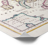 Karte Schottlands, c.1700 Poster (Ecke)