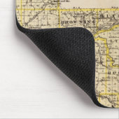 Karte Schuyler, Mason, Braun Mousepad (Ecke)