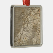 Karte Schwedens, Norwegen durch Arrowsmith Ornament Aus Metall (Rechts)
