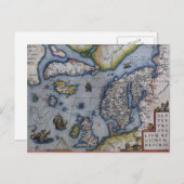 Karte Skandinaviens aus dem 16. Jahrhundert (Vorne/Hinten)