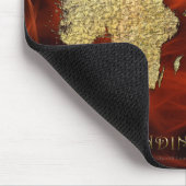 Karte Skandinaviens Kartographie Mousepad (Ecke)