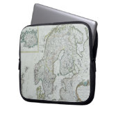 Karte Skandinaviens Laptopschutzhülle (Vorderseite Links)