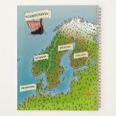 Karte Skandinaviens Planer (Rückseite)