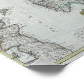 Karte Skandinaviens Poster (Ecke)