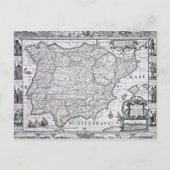 Karte Spaniens (Vorderseite)