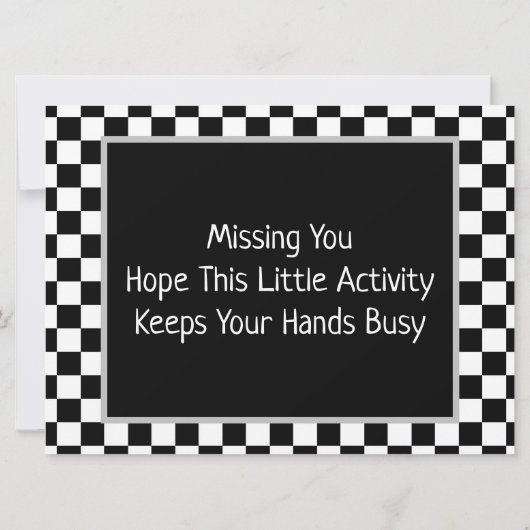 Karte Sport Theme Activity (Rückseite)