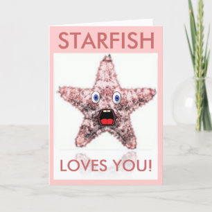 Karte Starfish-Liebensie Valentines Tages