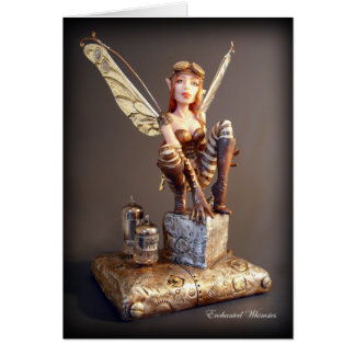 Karte "Steampunk Fee "
