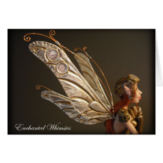 Karte "Steampunk Fee "