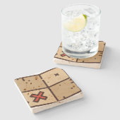 Karte Steinuntersetzer (Seitenansicht)