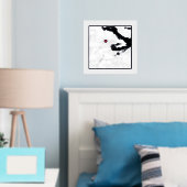 Karte Stockholm Schweden Moderne Elegante klassisc Foliendrucke (In Situ (Schlafzimmer))