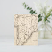 Karte Südamerikas (Stehend Vorderseite)