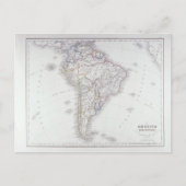 Karte Südamerikas (Vorderseite)