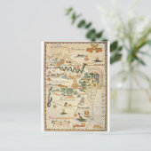 Karte Südamerikas 1558 Postkarte (Stehend Vorderseite)