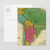 Karte Südamerikas 3 (Vorne/Hinten)