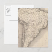 Karte Südamerikas 4 (Vorne/Hinten)