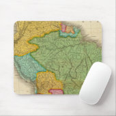 Karte Südamerikas 4 Mousepad (Mit Mouse)