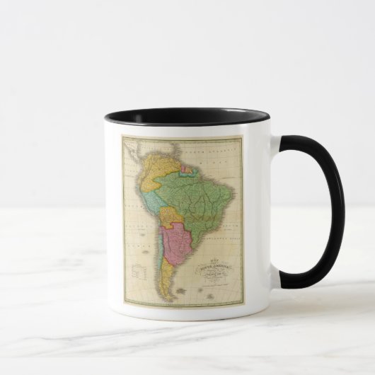 Karte Südamerikas 4 Tasse (Rechts)
