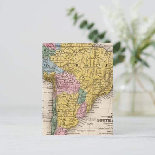 Karte Südamerikas 5 (Stehend Vorderseite)