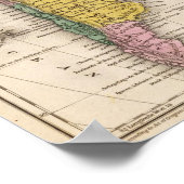 Karte Südamerikas 5 Poster (Ecke)