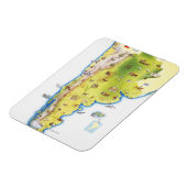 Karte Südamerikas Magnet (Linke Seite)