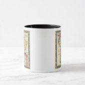 Karte Südamerikas Tasse (Zentrum)