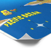 Karte Südkaliforniens Poster (Ecke)