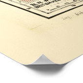 Karte Südostasiens (1936) Poster (Ecke)