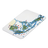 Karte Südostasiens Magnet (Linke Seite)