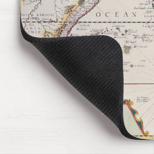 Karte Südostasiens Mousepad (Ecke)