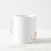 Karte Syriens - Naturstil Kaffeetasse (Vorderseite Links)