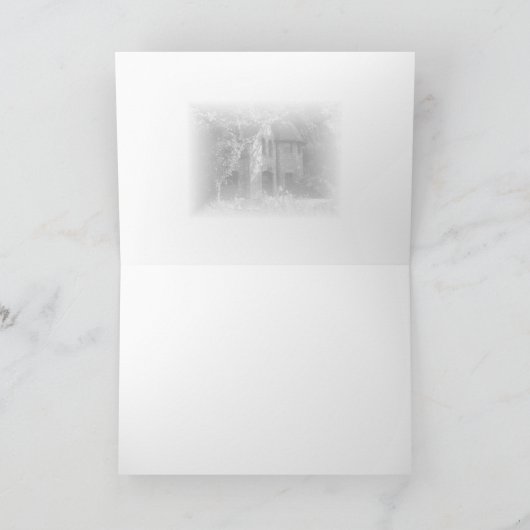 Karte "The Carriage House" (Innenseite)