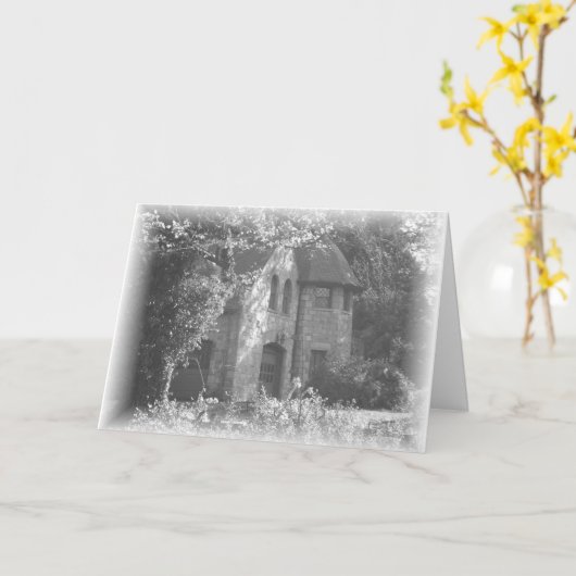 Karte "The Carriage House" (Gelbe Blume)