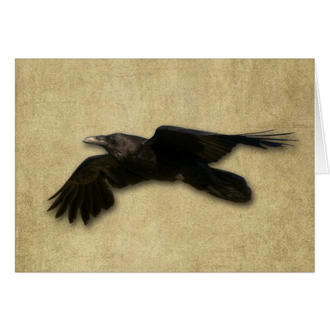 Karte "The Lone Crow" (Vorderseite (Horizontal))