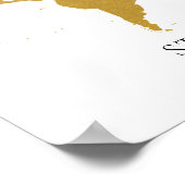 Karte Thema Gastgeber in Wedding Mitzvah Poster (Ecke)