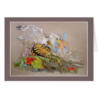 Karte - Tiger Gryphon u. die Schmetterlings-Fee
