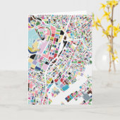 Karte Tokyos Japan (Gelbe Blume)