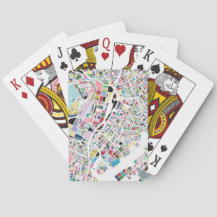 Karte Tokyos Japan Spielkarten