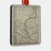 Karte Türkei und Griechenland Silbernes Ornament (Rechts)