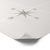 Karte Turks und Caicos Poster (Ecke)