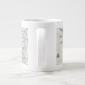 Karte über die Ostküste Jumbo-Tasse (Rückseite)