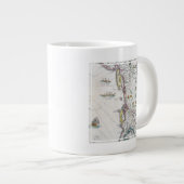Karte über die Ostküste Jumbo-Tasse (Vorderseite Rechts)
