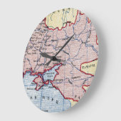 KARTE: UKRAINE, c1906 Große Wanduhr (Winkel)