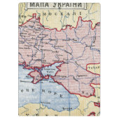 KARTE: UKRAINE, c1906 Klemmbrett (Rückseite)