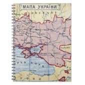 KARTE: UKRAINE, c1906 Notizblock (Vorderseite)