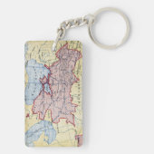 KARTE: UKRAINE, c1906 Schlüsselanhänger (Rückseite)